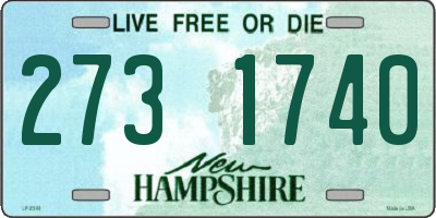 NH license plate 2731740