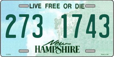 NH license plate 2731743