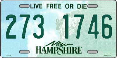 NH license plate 2731746