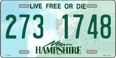 NH license plate 2731748