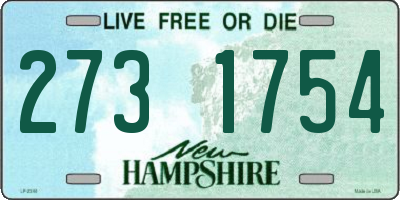 NH license plate 2731754