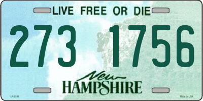 NH license plate 2731756