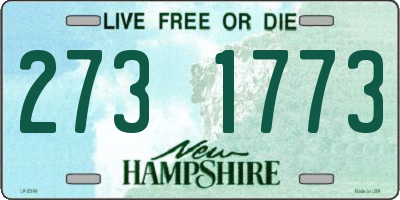 NH license plate 2731773