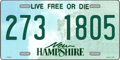 NH license plate 2731805