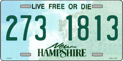 NH license plate 2731813