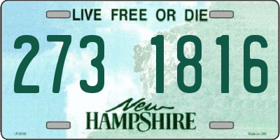 NH license plate 2731816