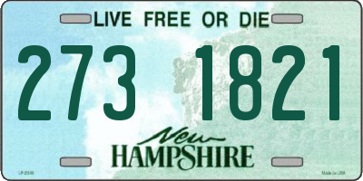 NH license plate 2731821