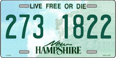 NH license plate 2731822