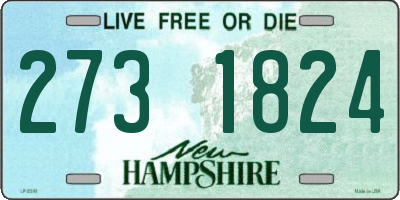 NH license plate 2731824