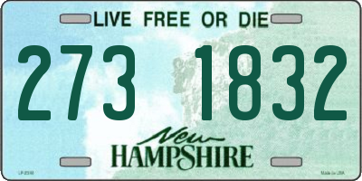 NH license plate 2731832