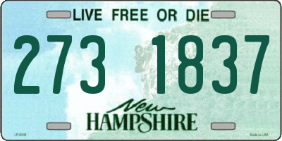NH license plate 2731837