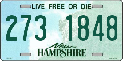 NH license plate 2731848