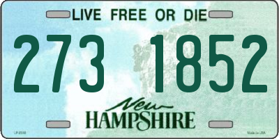 NH license plate 2731852