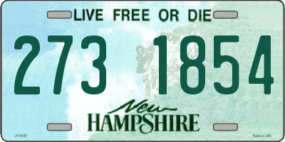 NH license plate 2731854