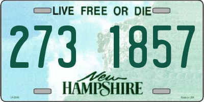 NH license plate 2731857