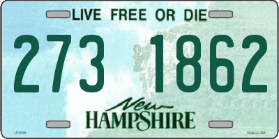 NH license plate 2731862