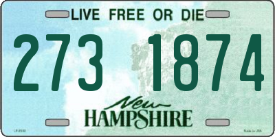 NH license plate 2731874