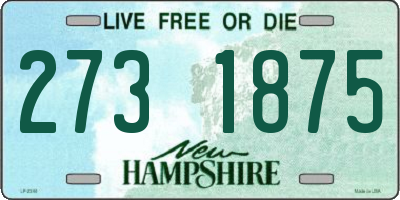 NH license plate 2731875