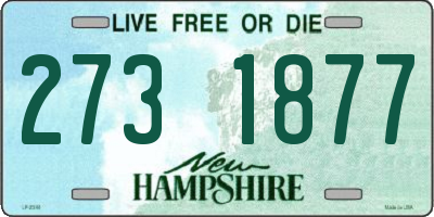 NH license plate 2731877