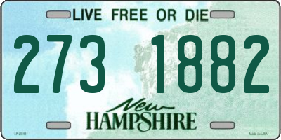NH license plate 2731882