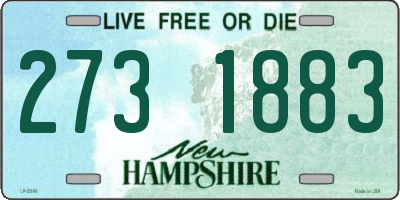 NH license plate 2731883