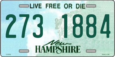 NH license plate 2731884