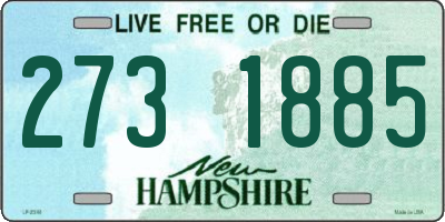 NH license plate 2731885
