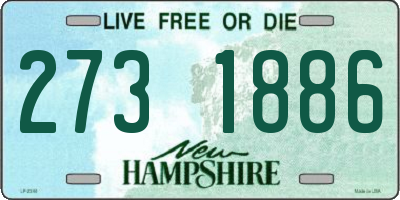 NH license plate 2731886