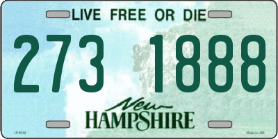 NH license plate 2731888