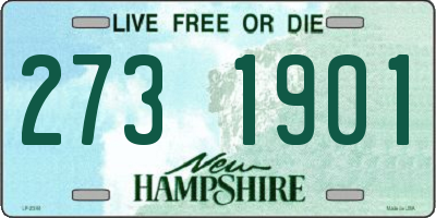 NH license plate 2731901