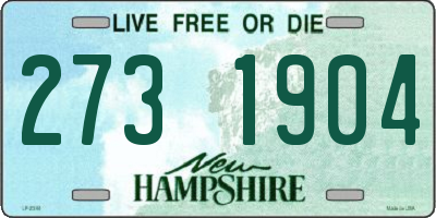 NH license plate 2731904