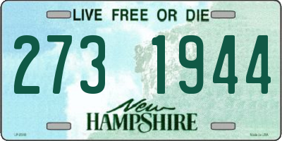 NH license plate 2731944