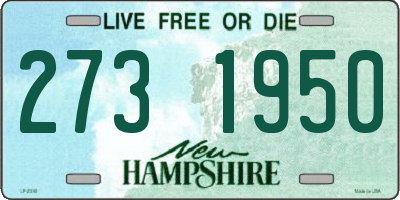 NH license plate 2731950