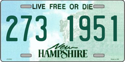 NH license plate 2731951