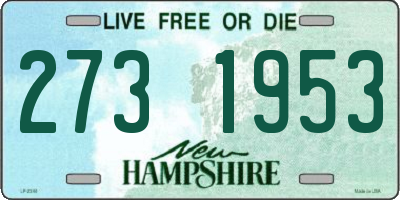 NH license plate 2731953