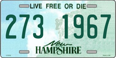 NH license plate 2731967