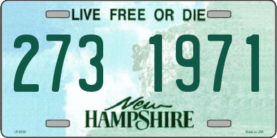 NH license plate 2731971