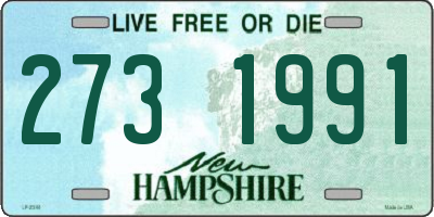 NH license plate 2731991