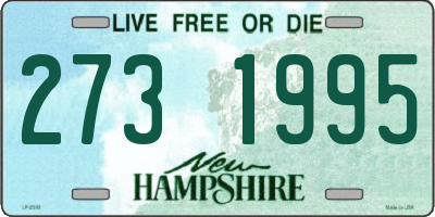 NH license plate 2731995