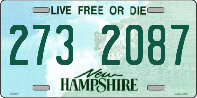 NH license plate 2732087