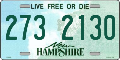 NH license plate 2732130