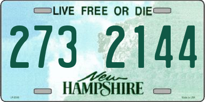 NH license plate 2732144