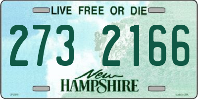 NH license plate 2732166