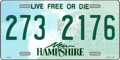 NH license plate 2732176