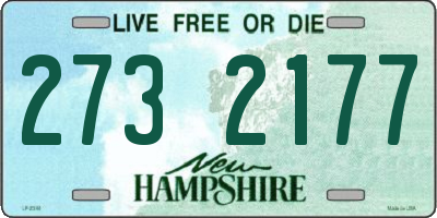 NH license plate 2732177
