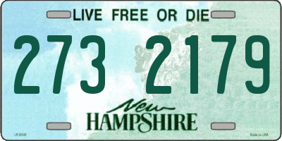NH license plate 2732179