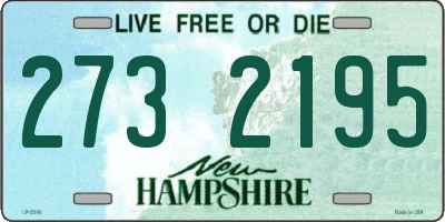 NH license plate 2732195
