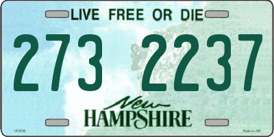 NH license plate 2732237