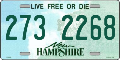 NH license plate 2732268