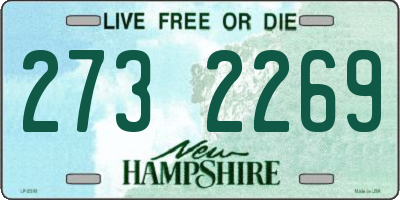 NH license plate 2732269